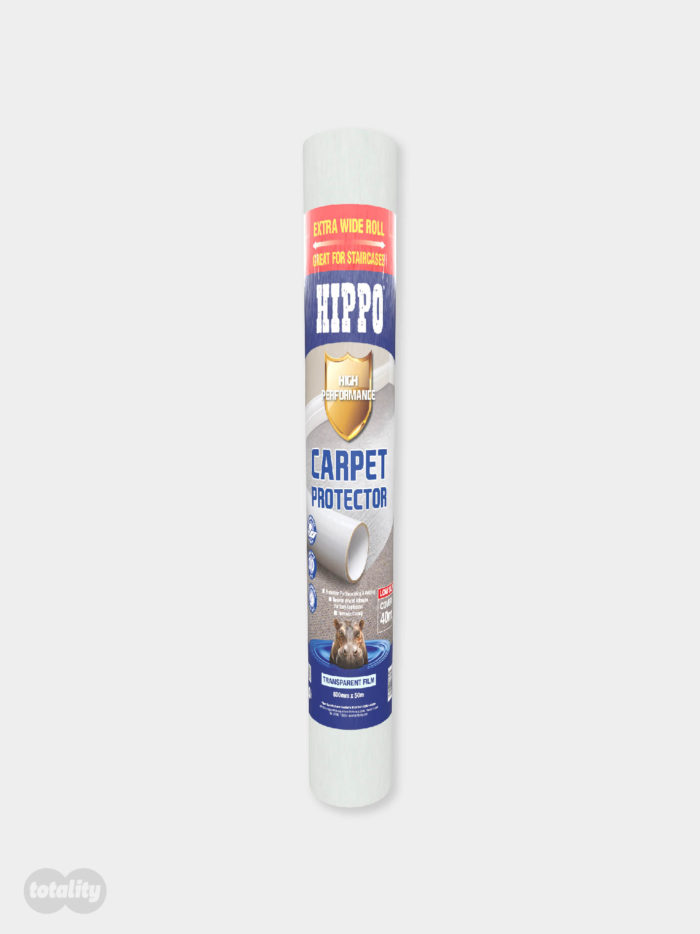 50 metre roll of extra wide carpet protector from hippo