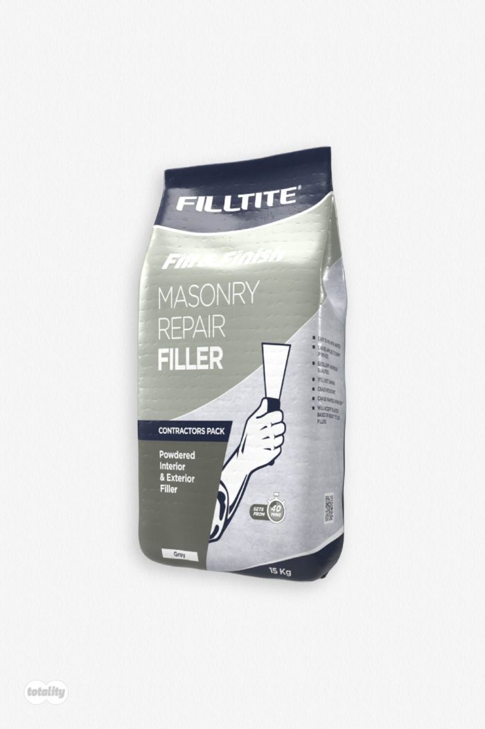Front right of Fill & Finish masonry repair filler for exterior walls 15.0kg bag