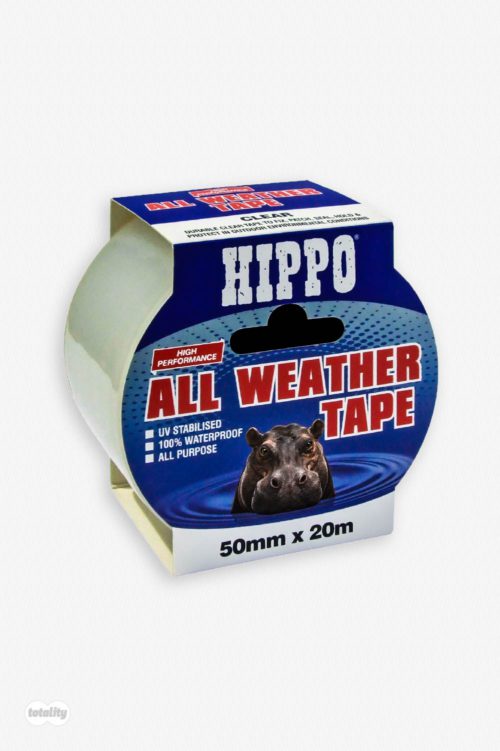 Front Left of Hippo All Weather Tape 50mm x 20m