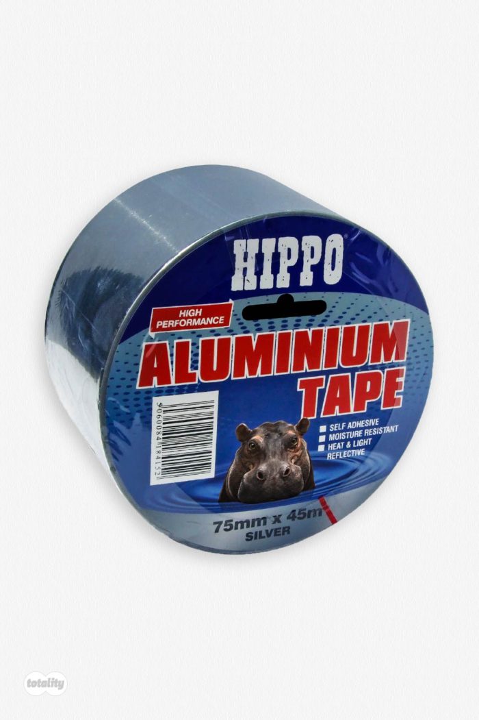 Front Left of Hippo Aluminium Tape 75mm x 45m