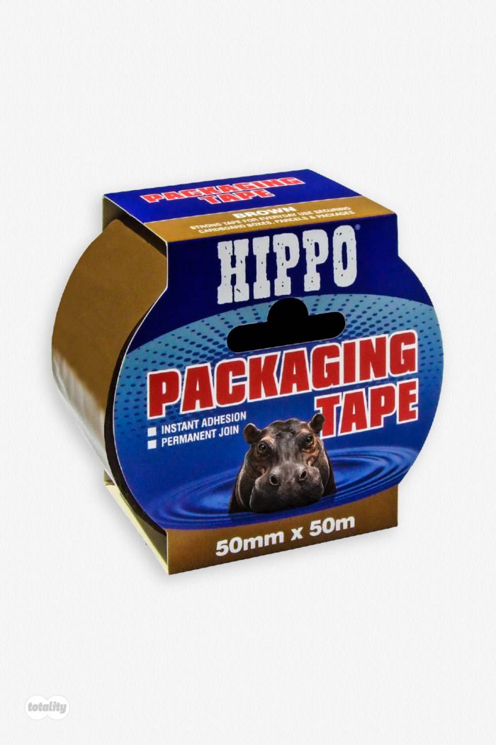 Front Left of Hippo Packaging Tape 50mm x 50m