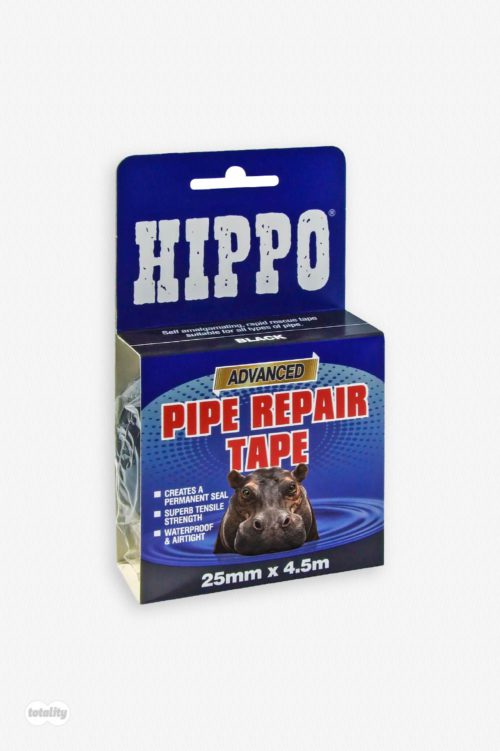 Front Left of Hippo Pipe Repair Tape 25mm x 4.5m