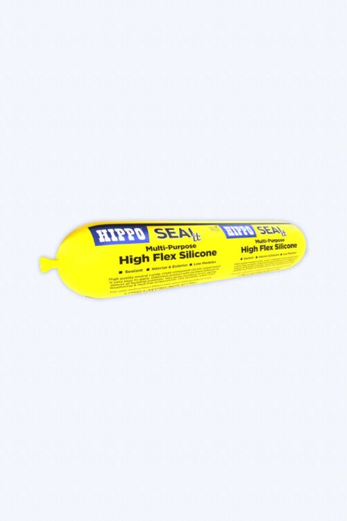 400ml sausage pack of Hippo Multi-Purpose High Flex Silicone Sealant