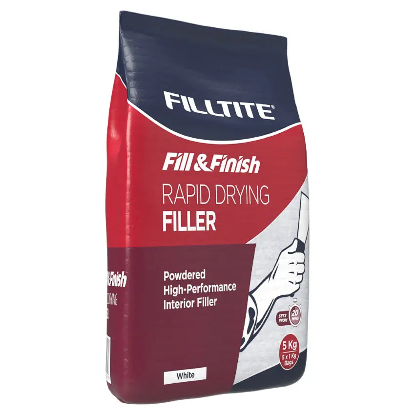 5.0kg bag of filltite rapid set filler for walls