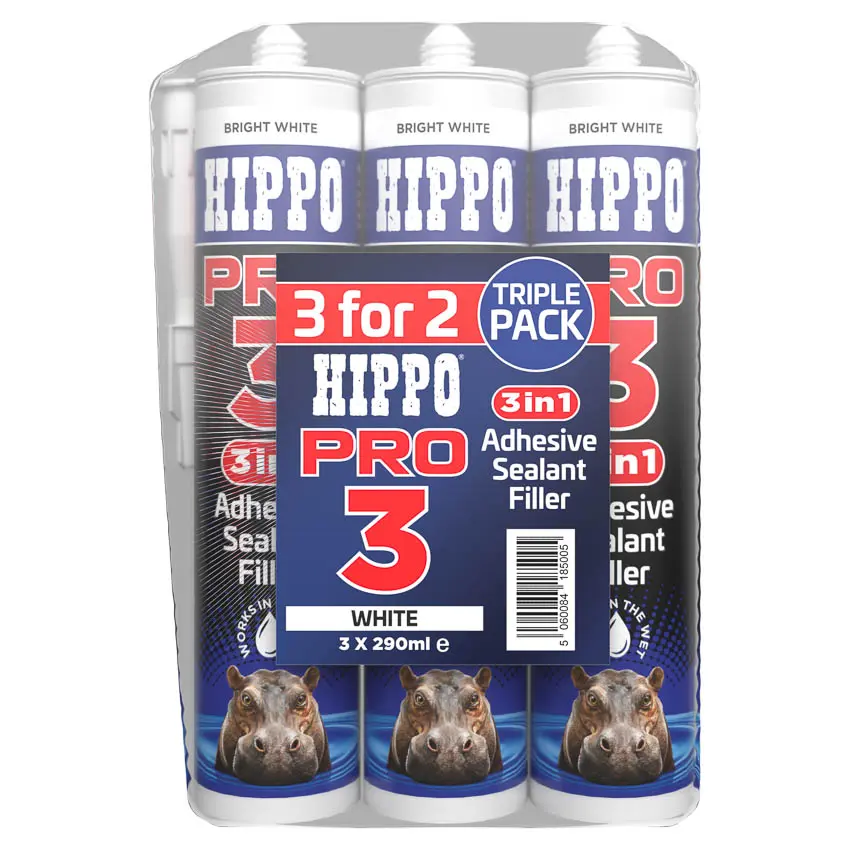 Special 3 for 2 PRO 3 multipack adhesive, sealant and filler in white